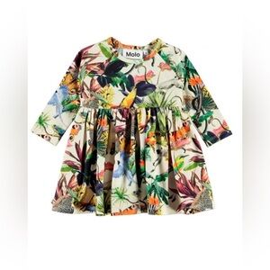 Molo Colorful Jungle Print Dress
